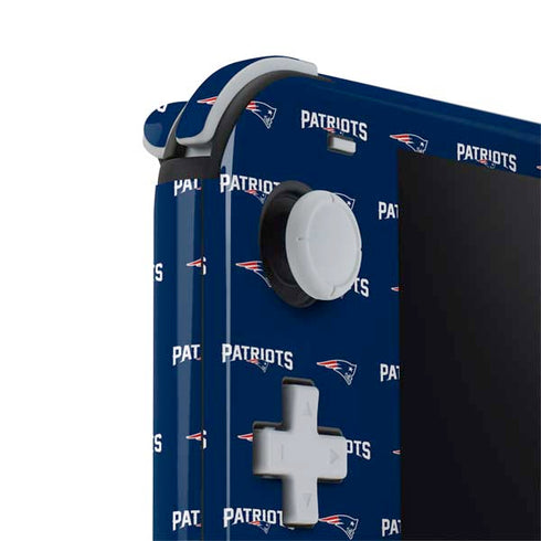 NFL New England Patriots Blitz Series Nintendo Switch Lite Skin